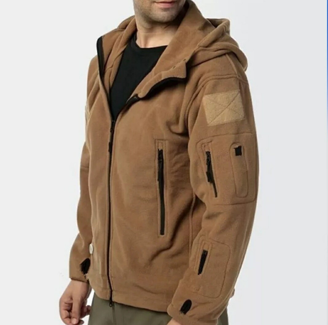 Fleece-Jacke taktisch mit Zipper